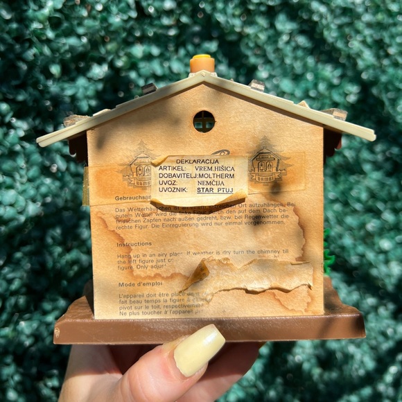 Vintage West Germany Weather house, Vintage Barometer, Vintage home decor - Picture 6 of 7